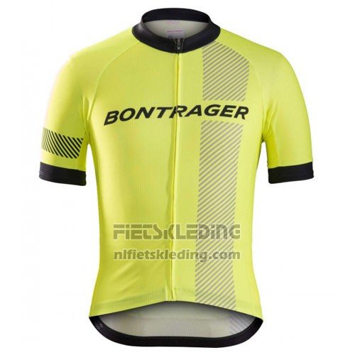 2016 Fietskleding Bontrager Zwart en Geel Korte Mouwen en Koersbroek